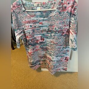 Christopher and Banks Knit Top with Some Sparkle. Size XL. Like New!